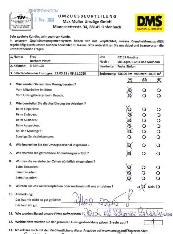 Umzug nach Hessen mit Max Müller Umzüge GmbH. 
